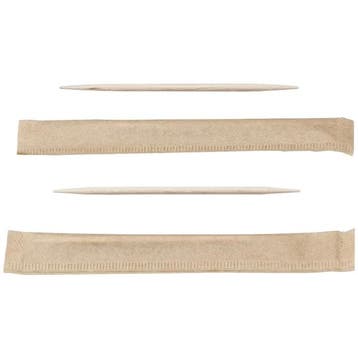Tandenstokers | Hout | Biologisch Afbreekbaar | 2 Punten |, Verzenden, Nieuw in verpakking