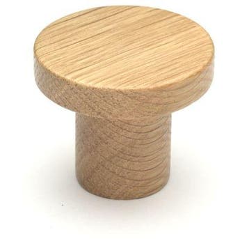 Meubelknop Stockholm Ø48mm eiken, Verzenden, Nieuw