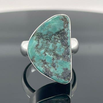 Zilver - Ring - Natuurlijke Turkoois