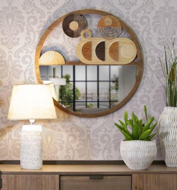 WANDSPIEGELBLOK CM Ø 80X3 - 661310000, Huis en Inrichting, Ophalen of Verzenden, Nieuw