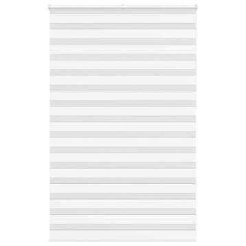 vidaXL Zebra rolgordijn 145x230 cm stofbreedte 140,9cm, Verzenden, Nieuw, Wit