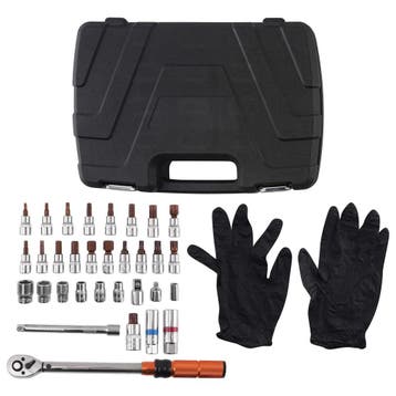 Torque Wrench Gereedschap Kit 3/8 5-60Nm met Case voor Ca..., Verzenden, Nieuw