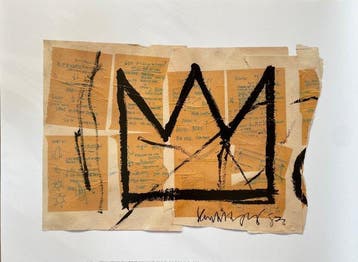Jean-Michel Basquiat - after (1960-1988), Untitled (Crown),