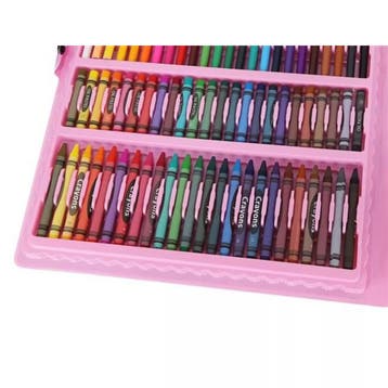 Maaleo Schilderset in Koffer - Junior - 168 stuks - Roze, Ophalen of Verzenden, Nieuw