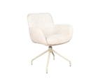 Eetkamerstoel Helsinki poot Atlas draaibaar Beige - be fine, Huis en Inrichting, Stoelen, Ophalen of Verzenden, Nieuw