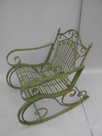 Tuinstoel - IJzer - Schommelstoel, Antiek en Kunst