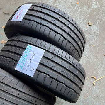 2 x Hankook Ventus S1 Evo3 235-45-18 Zomerbanden 8mm, 18 inch, Gebruikt, Ophalen of Verzenden, 235 mm