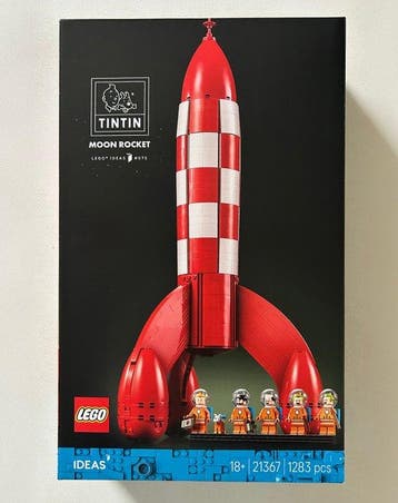 Tintin LEGO Ideas Tintin Maanraket 21367 - Ongeopend Mint, Nieuw