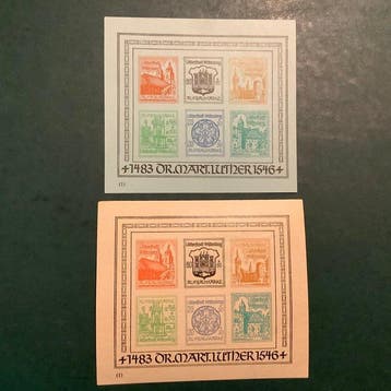 Duitsland - lokale postgebieden 1945 -, Gestempeld