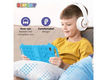 Deplay -  Kids Over-ear Draadloze Hoofdtelefoon  - Wit, Overige merken, Verzenden, Nieuw, Draadloos