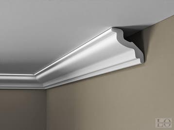 Plafondlijst M100 – Sierlijst 70x70 mm, lengte 200 cm, Ophalen of Verzenden, Nieuw