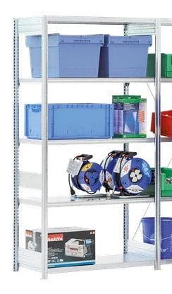 Bito legbordstelling h220 x b100 x d30 cm met 5 niveaus,, Ophalen of Verzenden
