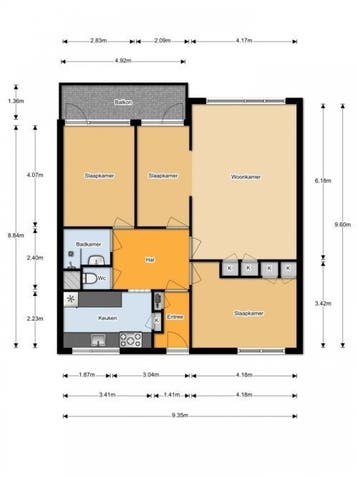 Te Huur 4 Kamer Appartement Hobokenstraat In Breda, Huizen en Kamers, Huizen te huur, Noord-Brabant, Direct bij eigenaar, Breda