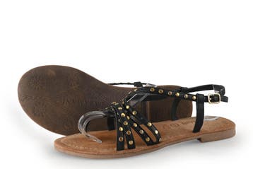 Lazamani Sandalen in maat 39 Zwart, Verzenden, Zwart, Lazamani, Sandalen of Muiltjes