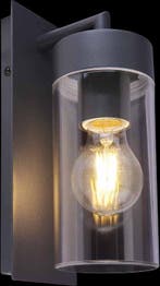 2dekans | Globo wandlamp Vessa - antraciet - luminium -, Huis en Inrichting, Lampen | Wandlampen, Ophalen of Verzenden, Zo goed als nieuw