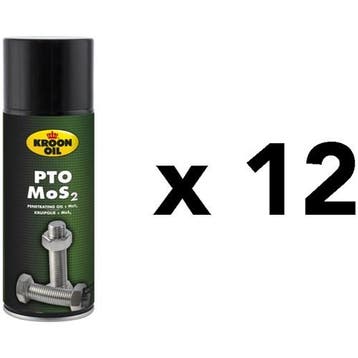 Kroon Aanbieding: 12 X Kruipolie Pto Mos2 Spuitbus 400Ml, Auto diversen, Verzenden