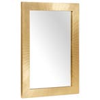 vidaXL Badkamer Spiegel Wandgemonteerd Goud 50 x 2,5 x 70 cm, Verzenden, Nieuw