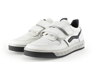 DSTRCT Sneakers Jongens in maat 34 Wit, Verzenden, Jongen of Meisje, Schoenen, Zo goed als nieuw