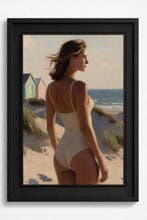 A Lady in the Dunes Rêverie Atlantique by Fransman (1972), Antiek en Kunst