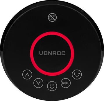 2dekans | VONROC Elektrische kachel - ventilatorkachel -, Ophalen of Verzenden, Zo goed als nieuw
