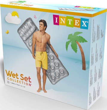 Intex 18-Pocket Suntanner Luchtbed, Caravans en Kamperen, Luchtbedden, Ophalen of Verzenden, Nieuw