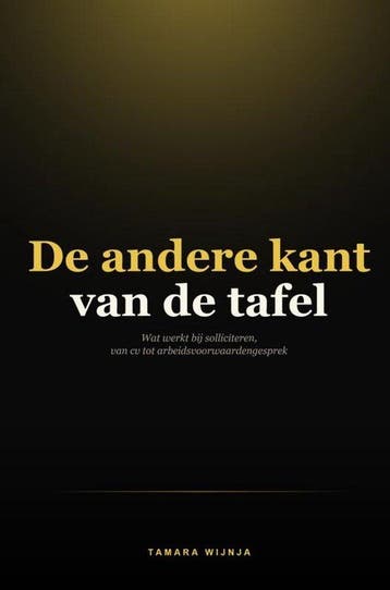 9789465541105 De andere kant van de tafel, Verzenden, Nieuw, Tamara Wijnja