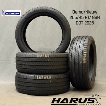 205/45/17 88H S2 Michelin zomerbanden demo/nieuw 4X, Auto-onderdelen, Banden en Velgen, Nieuw, 17 inch, Band(en), Personenwagen