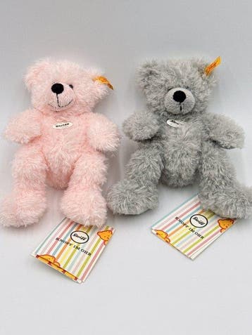 Steiff - Speelgoed Steiff Teddy Bear Pair – Tagged Pink &