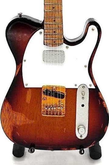 Miniatuur replica Fender gitaar - Andy Summers - The Police, Nieuw, Pop, Beeldje of Miniatuur