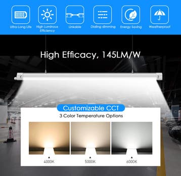 Tri-Proof LED Armatuur 150cm | 27W/34W/40W/45W | 4000K/5..., Nieuw