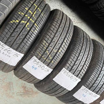 4 x Bridgestone B250 175-60-15 Zomerbanden 7,5mm, Gebruikt, 15 inch, 175 mm, Ophalen of Verzenden