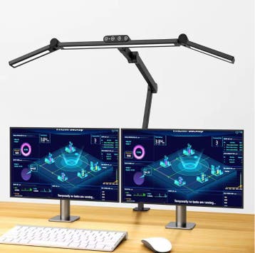 LED Bureaulamp met Klem – 24W Tafellamp met 7 Gewrichten, Huis en Inrichting, Lampen | Tafellampen, Verzenden, Nieuw