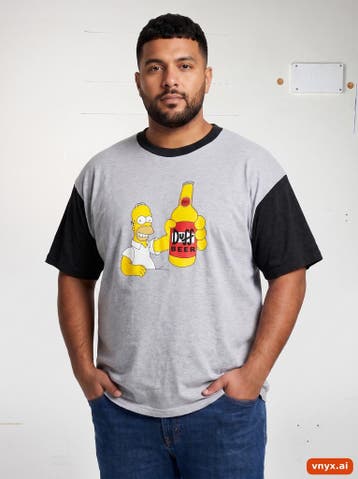 The Simpsons T-shirts Heren maat XL Grijs Vintage, Ophalen of Verzenden, Nieuw