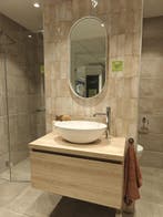 Badmeubel 80cm met waskom kraan en spiegel - 0022, Ophalen, Nieuw, 50 tot 100 cm, Wastafelkast