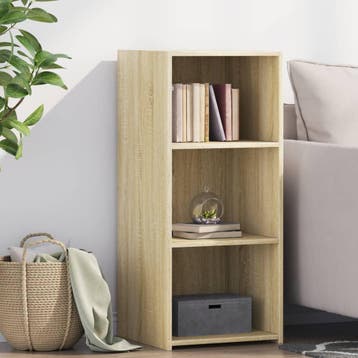 vidaXL Dressoir 40x41x93 cm bewerkt hout sonoma eikenkleurig, Huis en Inrichting, Kasten | Dressoirs, Minder dan 50 cm, Verzenden