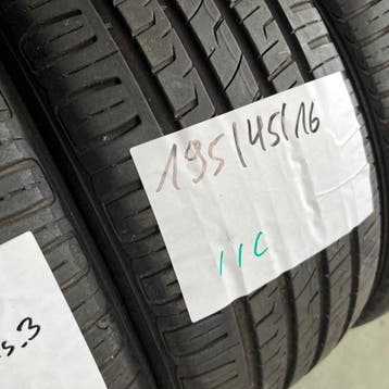 4 x Barum Bravuris 3 195-45-16 Zomerbanden 6mm, Gebruikt, 16 inch, Ophalen of Verzenden, Band(en)