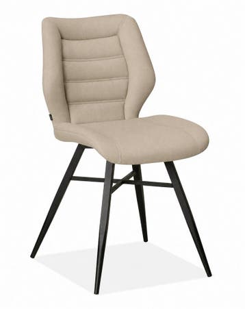 Eetkamerstoel Luther - eetkamerstoelen - Beige, Nieuw, Overige materialen
