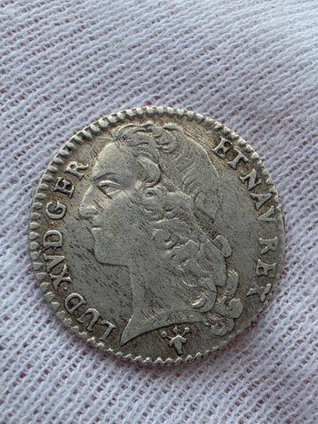 Frankrijk. Louis XV (1715-1774). 1/10 Écu 1757-S, Reims