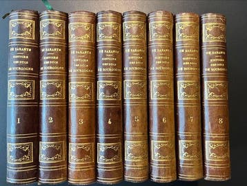 M. de Barante - Histoire des Ducs de Bourgogne – 8 volumes