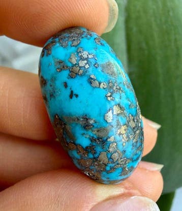 Turquoise Echte edelsteen! Topkleur Neishabour turkoois