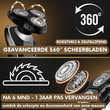 5-in-1 Elektrisch Scheerapparaat Mannen met Trimmer S1110 -, Ophalen of Verzenden, Nieuw