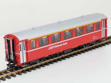 LGB 34670 Rhb-Personenwagen A 1255 1. Klasse, 4 st Kugell..., Gebruikt, Overige typen, Ophalen of Verzenden, LGB