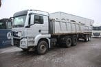 Veiling: Kipper Vrachtwagen MAN TGS 26.440 6x4 Diesel 2014 m, Automaat, MAN, Diesel, Zilver of Grijs