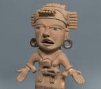 Precolumbiaans. Remojadas Prachtige keramische staande