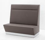 Treinbank - Wachtruimtebank - bruin kunstleder, Zakelijke goederen, Kantoor en Winkelinrichting | Kantoormeubilair en Inrichting