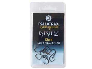 Gripz Chod Hook Karperhaken 10 st. Pallatrax - Karper XL, Watersport en Boten, Verzenden, Nieuw, Haak