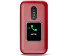 Doro -  2880 - 4g Eenvoudige Klaptelefoon -wit 17 Mb  - Rood, Verzenden, Geen camera, Nieuw, Inklapmodel