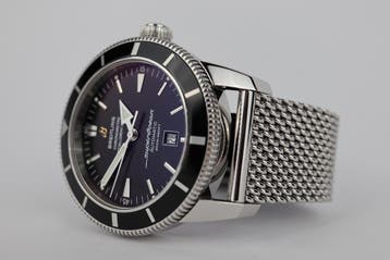 Horloge Breitling Herritage 46 05/2009 Full set, Goede staat, Staal, Gebruikt, Staal, Breitling
