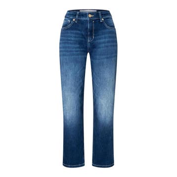 MAC • blauwe Straight jeans • 36, MAC, Verzenden, Nieuw, Blauw