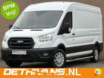 Ford Transit 2.0TDCI 130PK L3H2 Cruisecontrol / Camera / Tre, Stof, Gebruikt, Wit, Ford